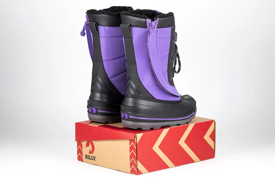Black/Purple BILLY Ice II Winter Boots