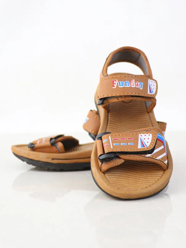 BSD07 Boys Sandal 8Yr - 17Yrs Light Brown