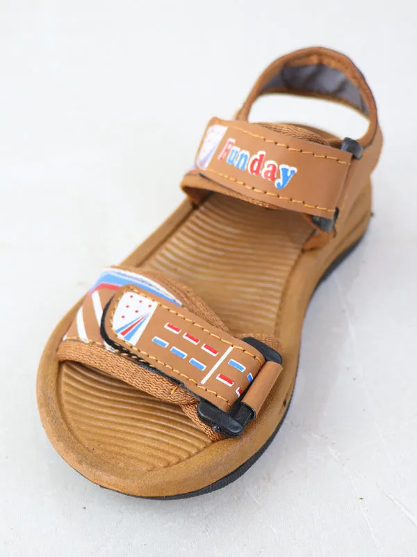 BSD07 Boys Sandal 8Yr - 17Yrs Light Brown