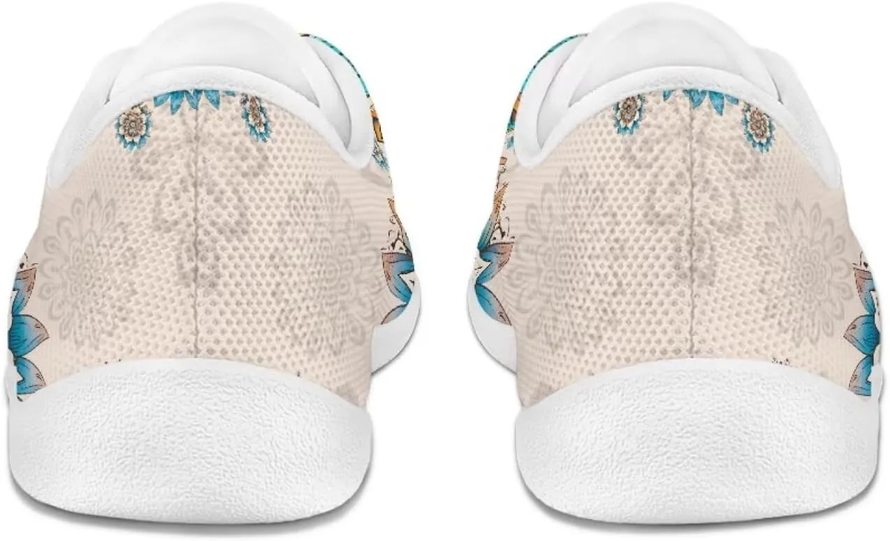 chaqlin Hummingbird Flats Shoes Women Dressy Comfortable Lace Up Sneaker Non Slip Casual Walking Running Tennis Shoe