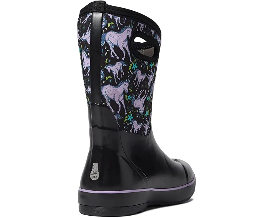 Classic II Unicorn Awesome Black Multi (Size 8c-5Y)