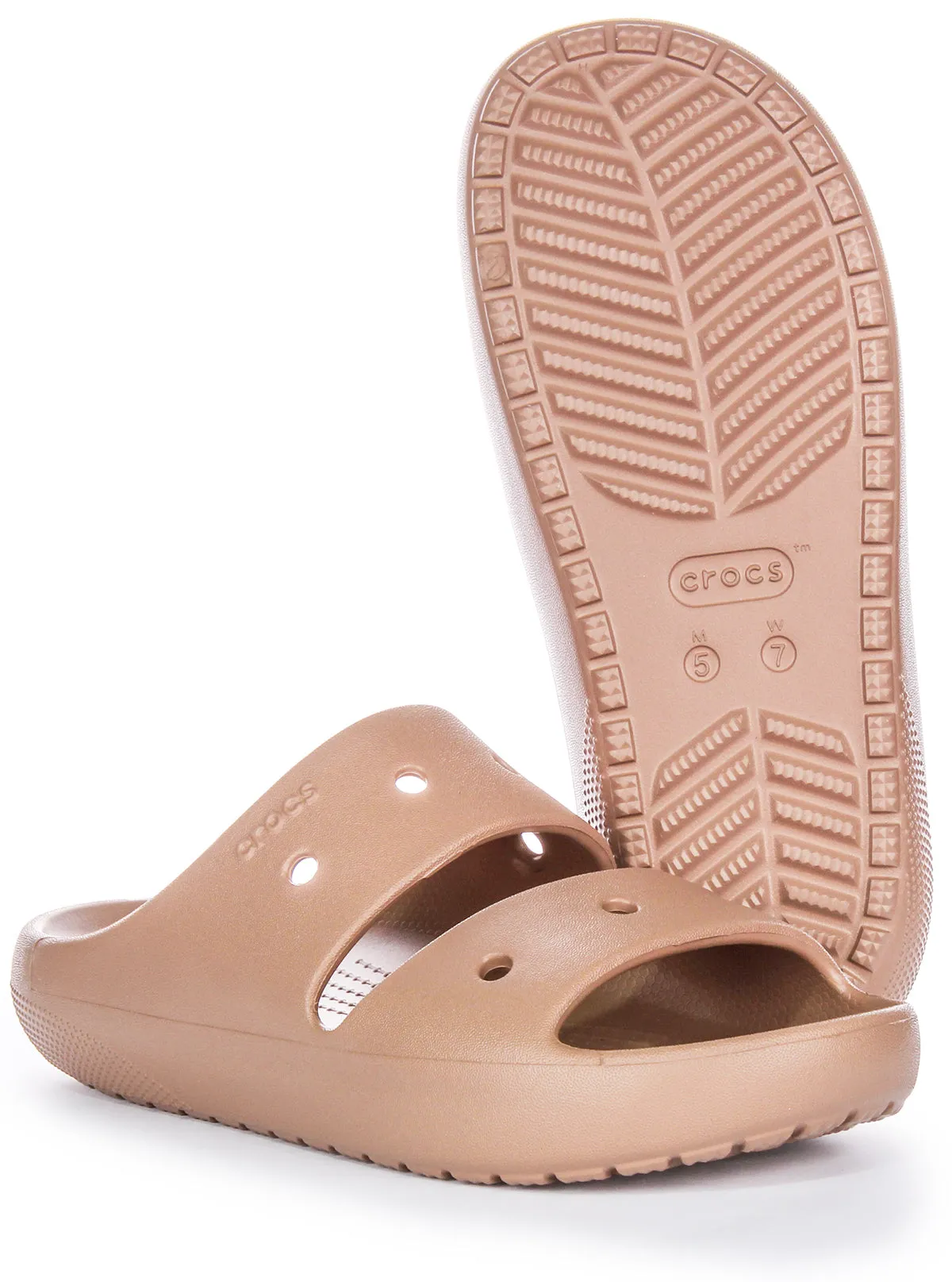 Crocs Classic Sandal 2.0 In Lattee