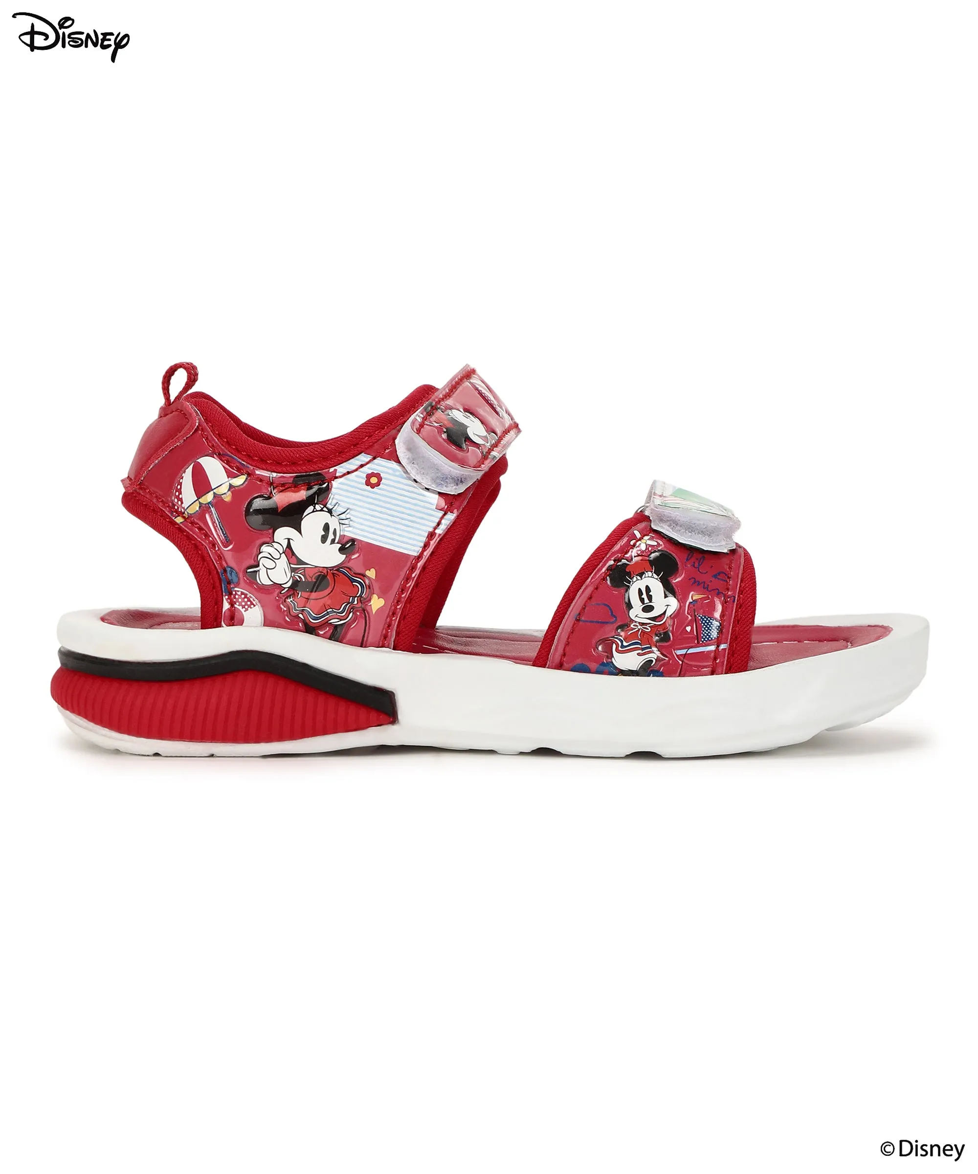 Disney Mickey Mouse DK8005C Kids Sandals with Cushioned Insoles and Anti-Skid Soles | Comfortable Everyday Casual Sandals for Kids Ideal for Outdoor Use