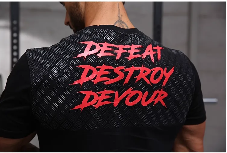 GYM BUDDY ANTI SLIP SQUATS BENCH PRESS TRAINING T SHIRT
