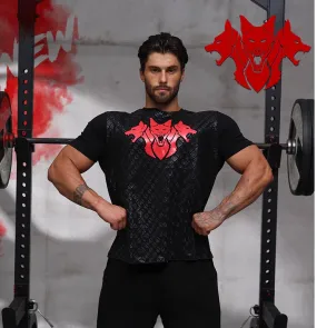 GYM BUDDY ANTI SLIP SQUATS BENCH PRESS TRAINING T SHIRT