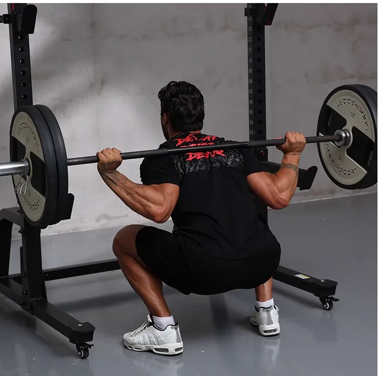 GYM BUDDY ANTI SLIP SQUATS BENCH PRESS TRAINING T SHIRT