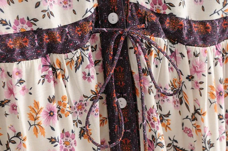 HIPPIE CHICK BUTTON UP DRESS