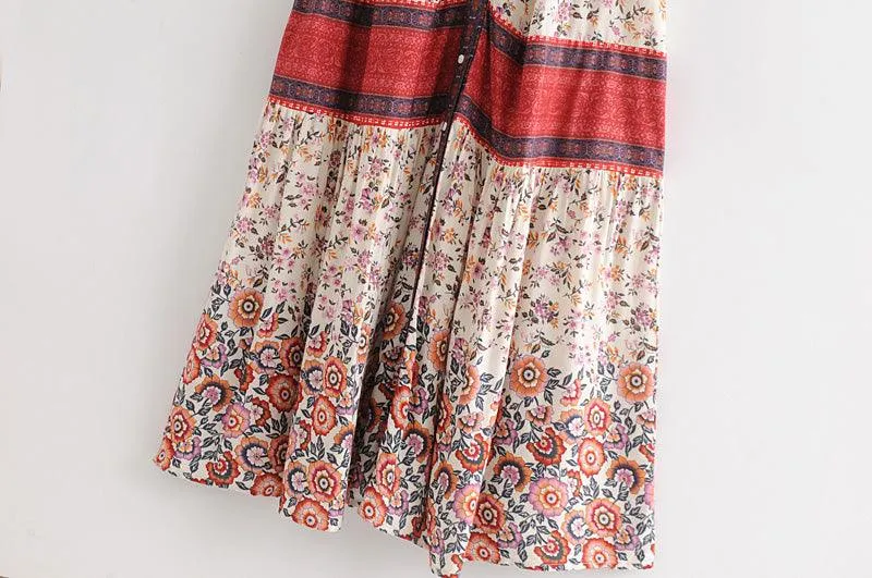 HIPPIE CHICK BUTTON UP DRESS