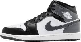 Jordan 1 Mid Little Kids' Shoes (DQ8424-001, Black/White/Iron Grey)