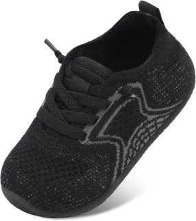 L-RUN Toddler Boys Girls Tennis Shoes Breathable Comfortable Barefoot Wide Summer School Walking Sneakers Baby First Walking Shoes