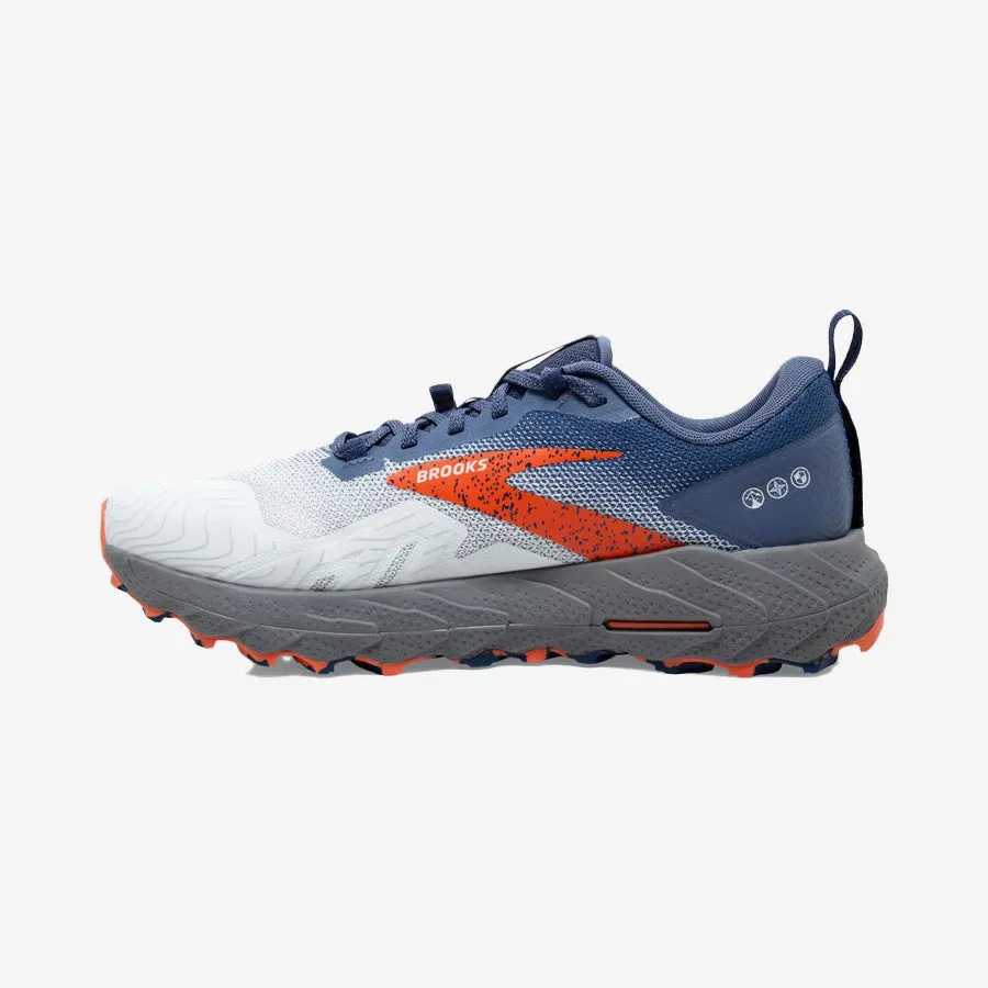 Optimized title: Mens Blue/Navy Blue Cascadia 17 Running Shoes
