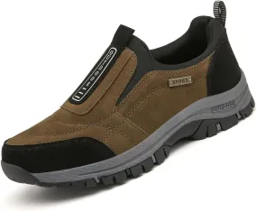 Men's Loafers Fashion Outdoor Sports Shoes Non-Slip Breathable Casual Walking Shoes Slip-on Waterproof Hiking Shoes