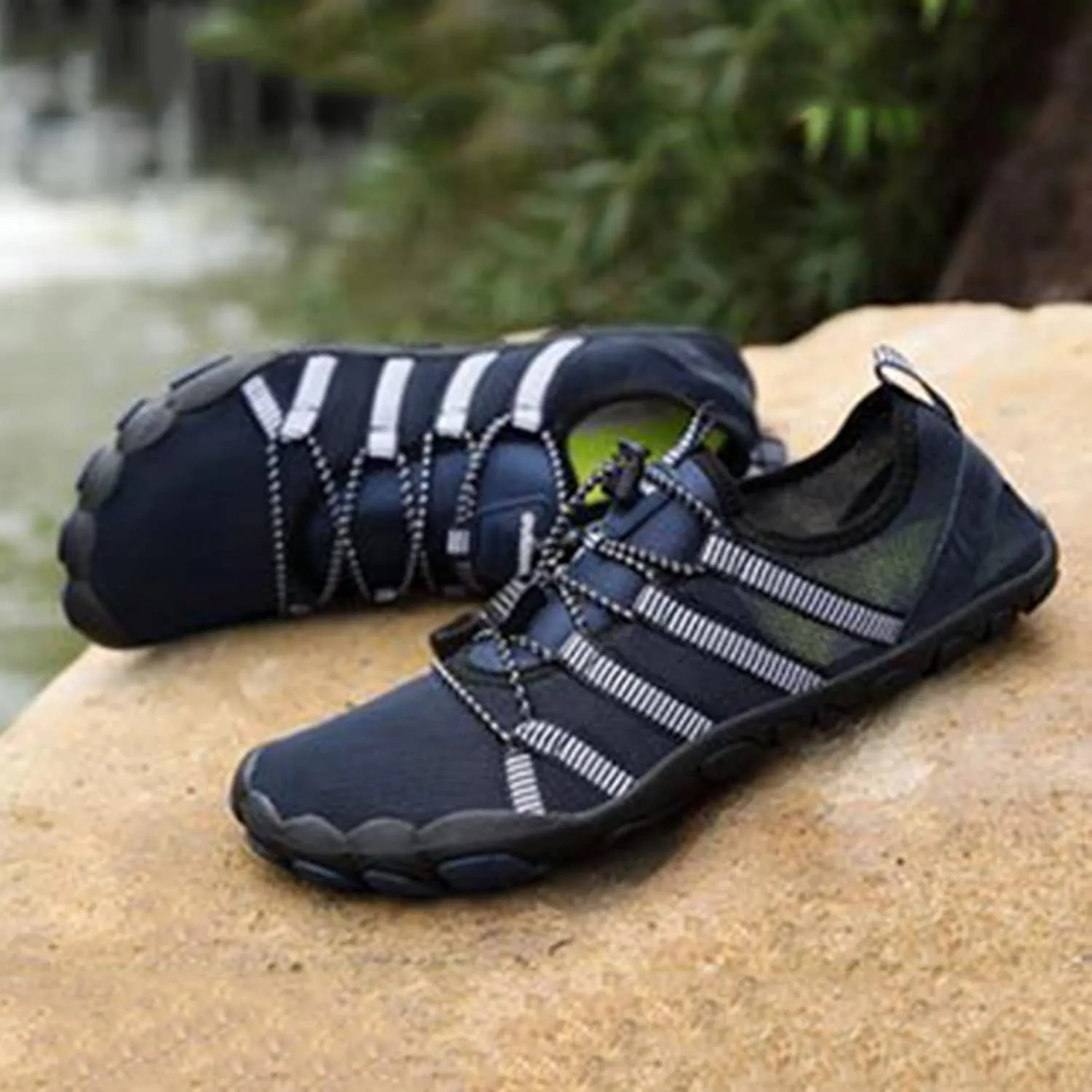 Mens Outdoor Wading Shoes Fashion Grounded Footwear Sneakers Comfort Breathable Beach Sports Shoe Surfing Shoe