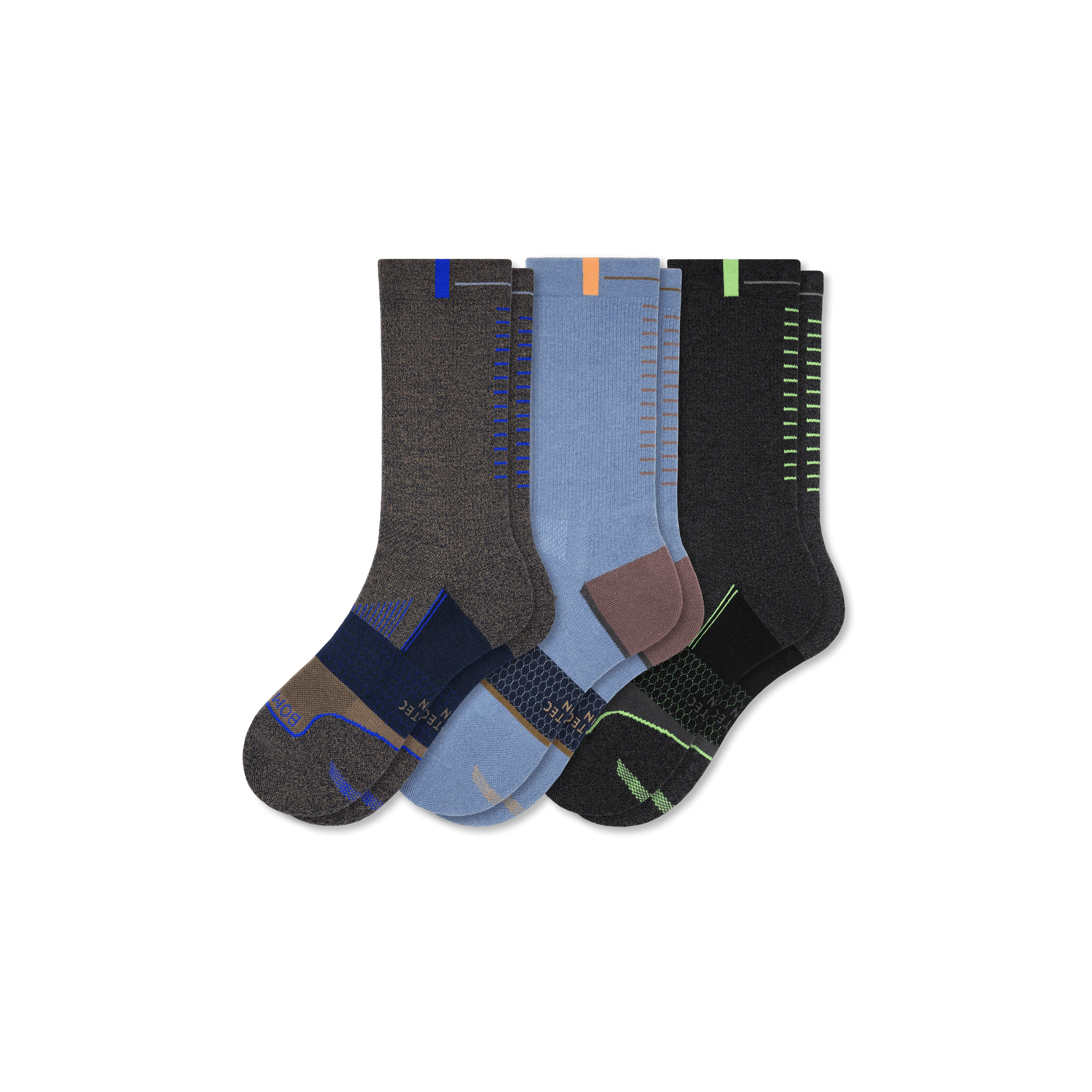 Men's Running Calf Sock 3-Pack
