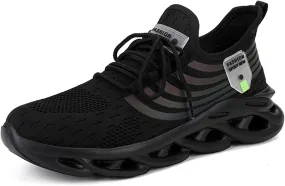 Men's Trail Jogging Running Shoes Non Slip Blade Sole Walking Shoes Tennis Cushioning Sneakers for Men