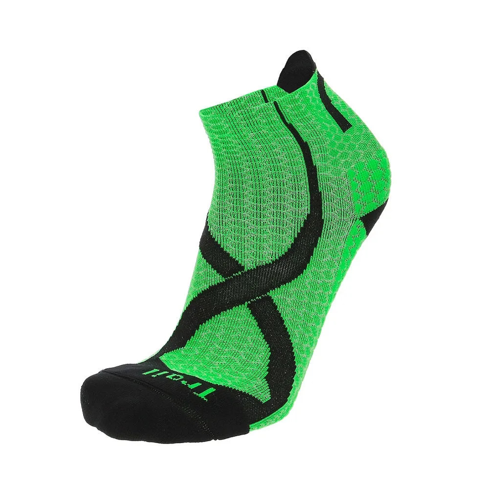 MICO Calza Trail Running Professional Colore Verde Nero