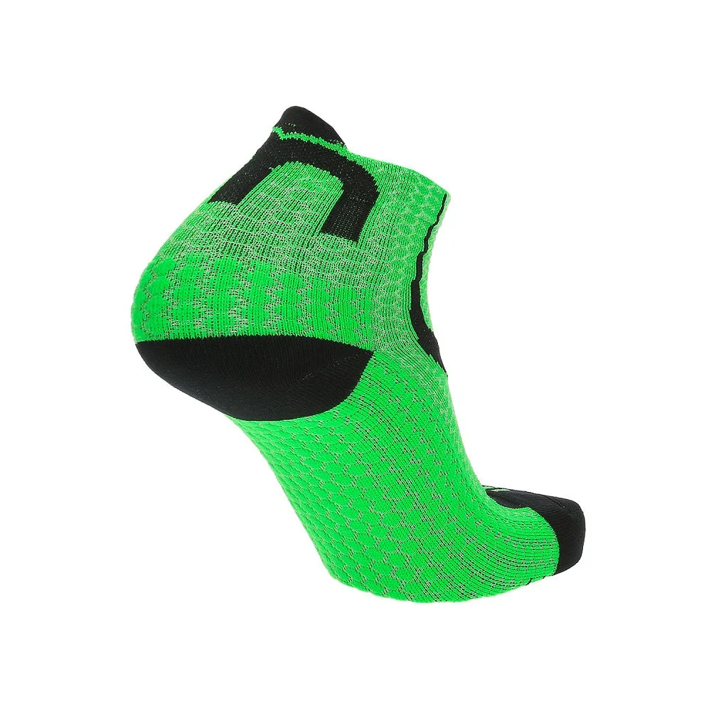 MICO Calza Trail Running Professional Colore Verde Nero