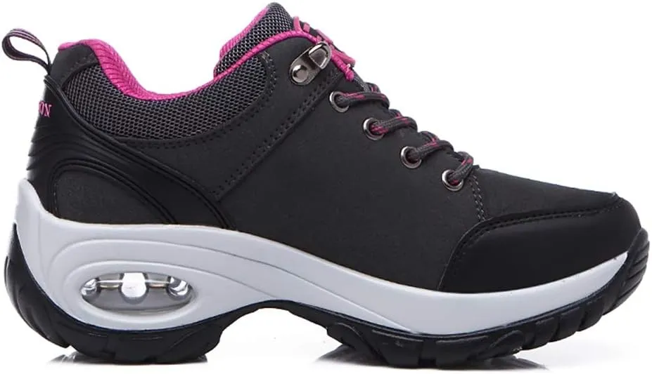 MIOKE Women's Outdoor Running Sport Shoes Waterproof Non-Slip Casual Trail Backpacking Climbing Hiking Shoes