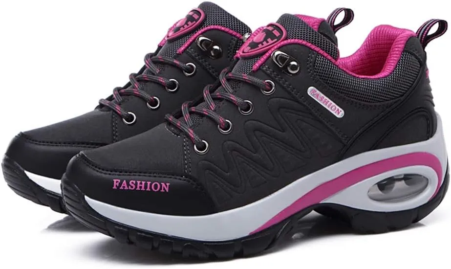 MIOKE Women's Outdoor Running Sport Shoes Waterproof Non-Slip Casual Trail Backpacking Climbing Hiking Shoes