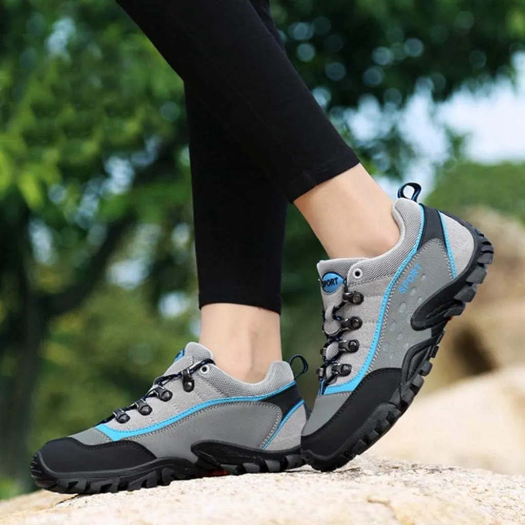 MIOKE Women's Waterproof Hiking Shoes Outdoor Running Trail Hiker Non-Slip Casual Climbing Backpacking Shoe