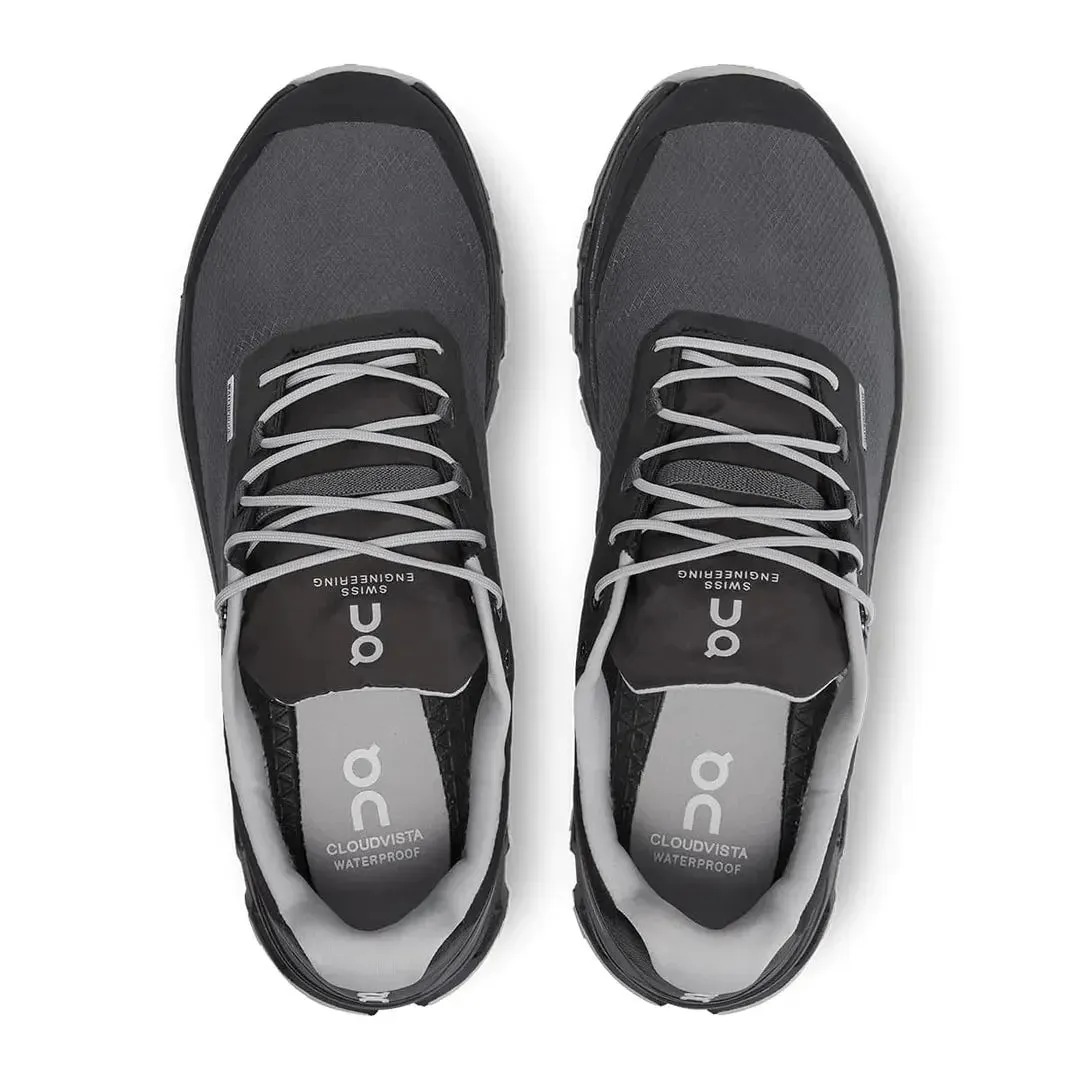 Mens Cloud Vista Waterproof Shoes in Eclipse Black