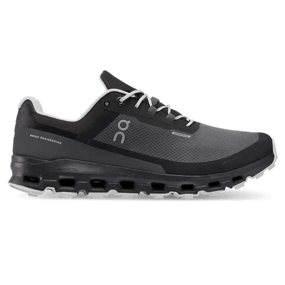 Mens Cloud Vista Waterproof Shoes in Eclipse Black