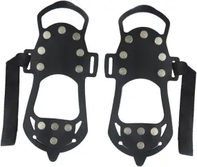 Professional Ice Grippers for Shoes Slip Slip Crampons Tooth Traction Covers for Boots Sneakers Casual Dress Shoes for Hiking Fishing Snow