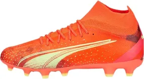 PUMA Mens Ultra Pro Firm GroundAg Soccer Cleats Cleated, Firm Ground, Turf - Orange - Size 12 M