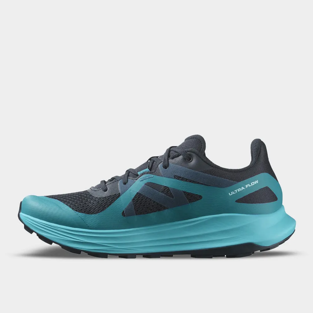 Salomon Mens Ultra Flow Trail Running Blue/grey _ 181709 _ Blue