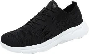 Women Walking Shoes Sock Sneakers Slip-On Breath Walking Shoes Women Walking Ladies Shoes Casual Shoes Sneakers Black Tennis Shoe White Loafers